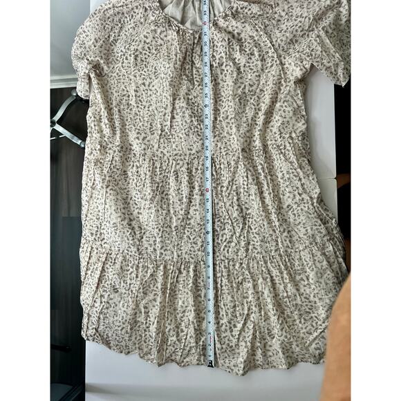 Rails Size XL Cotton Mini Clarissa Dress Watercolor Cheetah - Picture 13 of 16
